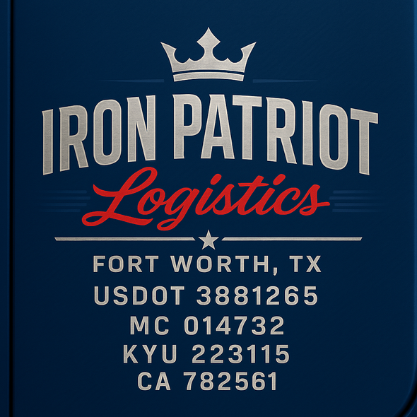Truck Door Decal Sticker Signs With USDOT, MC, KYU, CA & Others | US DOT Compliant Truck Door Signs For Semi-Trucks, Work Trucks, Hot Shots (Set of 2)