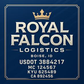 Truck Door Decal Sticker Signs With USDOT, MC, KYU, CA & Others | US DOT Compliant Truck Door Signs For Semi-Trucks, Work Trucks, Hot Shots (Set of 2)