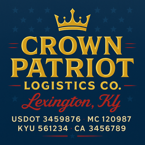 Truck Door Decal Sticker Signs With USDOT, MC, KYU, CA & Others | US DOT Compliant Truck Door Signs For Semi-Trucks, Work Trucks, Hot Shots (Set of 2)