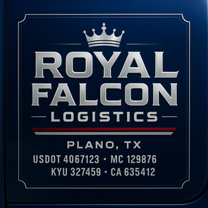 Truck Door Decal Sticker Signs With USDOT, MC, KYU, CA & Others | US DOT Compliant Truck Door Signs For Semi-Trucks, Work Trucks, Hot Shots (Set of 2)