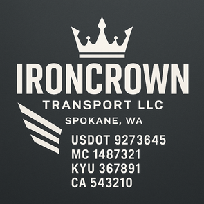 Truck Door Decal Sticker Signs With USDOT, MC, KYU, CA & Others | US DOT Compliant Truck Door Signs For Semi-Trucks, Work Trucks, Hot Shots (Set of 2)