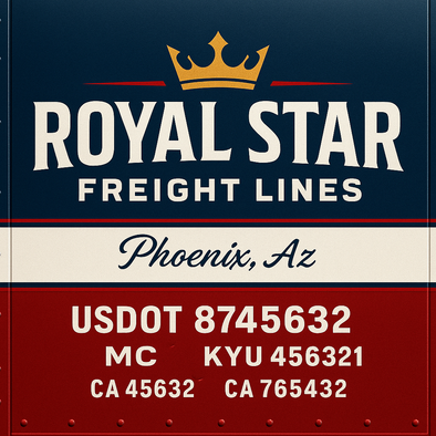 Truck Door Decal Sticker Signs With USDOT, MC, KYU, CA & Others | US DOT Compliant Truck Door Signs For Semi-Trucks, Work Trucks, Hot Shots (Set of 2)