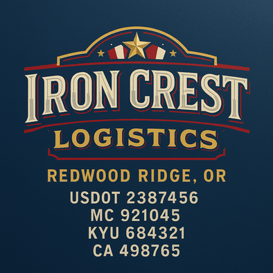 Truck Door Decal Sticker Signs With USDOT, MC, KYU, CA & Others | US DOT Compliant Truck Door Signs For Semi-Trucks, Work Trucks, Hot Shots (Set of 2)