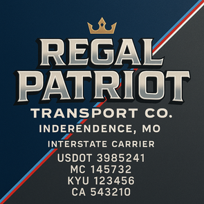 Truck Door Decal Sticker Signs With USDOT, MC, KYU, CA & Others | US DOT Compliant Truck Door Signs For Semi-Trucks, Work Trucks, Hot Shots (Set of 2)