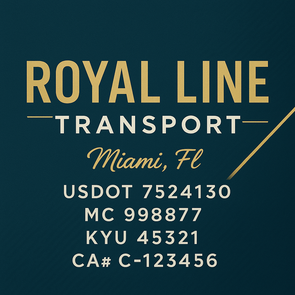 Truck Door Decal Sticker Signs With USDOT, MC, KYU, CA & Others | US DOT Compliant Truck Door Signs For Semi-Trucks, Work Trucks, Hot Shots (Set of 2)