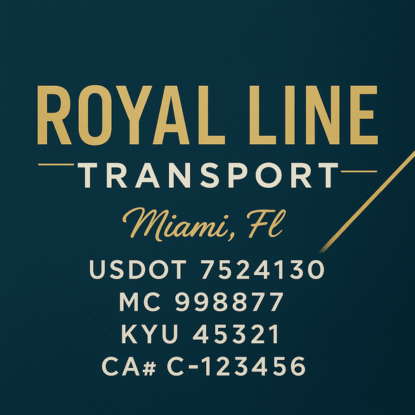 Truck Door Decal Sticker Signs With USDOT, MC, KYU, CA & Others | US DOT Compliant Truck Door Signs For Semi-Trucks, Work Trucks, Hot Shots (Set of 2)