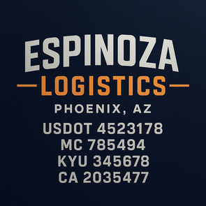 Truck Door Decal Sticker Signs With USDOT, MC, KYU, CA & Others | US DOT Compliant Truck Door Signs For Semi-Trucks, Work Trucks, Hot Shots (Set of 2)