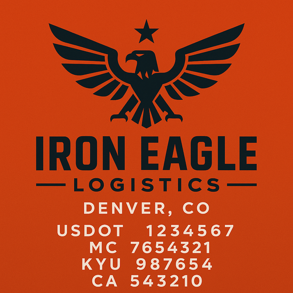 Truck Door Decal Sticker Signs With USDOT, MC, KYU, CA & Others | US DOT Compliant Truck Door Signs For Semi-Trucks, Work Trucks, Hot Shots (Set of 2)