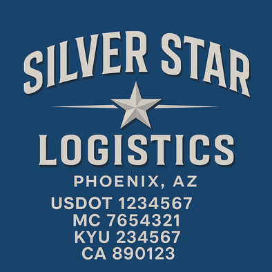 Truck Door Decal Sticker Signs With USDOT, MC, KYU, CA & Others | US DOT Compliant Truck Door Signs For Semi-Trucks, Work Trucks, Hot Shots (Set of 2)