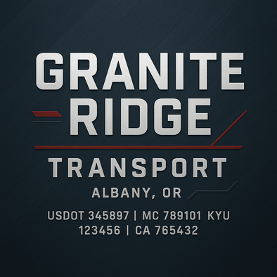 Truck Door Decal Sticker Signs With USDOT, MC, KYU, CA & Others | US DOT Compliant Truck Door Signs For Semi-Trucks, Work Trucks, Hot Shots (Set of 2)