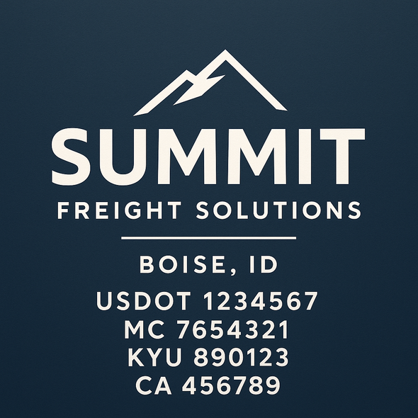 Truck Door Decal Sticker Signs With USDOT, MC, KYU, CA & Others | US DOT Compliant Truck Door Signs For Semi-Trucks, Work Trucks, Hot Shots (Set of 2)