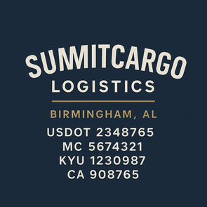 Truck Door Decal Sticker Signs With USDOT, MC, KYU, CA & Others | US DOT Compliant Truck Door Signs For Semi-Trucks, Work Trucks, Hot Shots (Set of 2)
