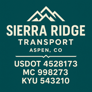 Truck Door Decal Sticker Signs With USDOT, MC, KYU, CA & Others | US DOT Compliant Truck Door Signs For Semi-Trucks, Work Trucks, Hot Shots (Set of 2)