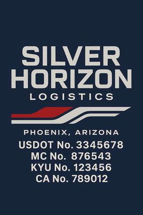 Truck Door Decal Sticker Signs With USDOT, MC, KYU, CA & Others | US DOT Compliant Truck Door Signs For Semi-Trucks, Work Trucks, Hot Shots (Set of 2)
