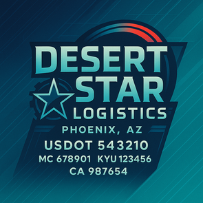 Truck Door Decal Sticker Signs With USDOT, MC, KYU, CA & Others | US DOT Compliant Truck Door Signs For Semi-Trucks, Work Trucks, Hot Shots (Set of 2)