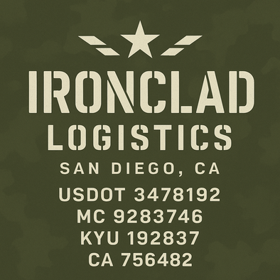 Truck Door Decal Sticker Signs With USDOT, MC, KYU, CA & Others | US DOT Compliant Truck Door Signs For Semi-Trucks, Work Trucks, Hot Shots (Set of 2)