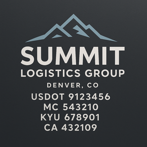 Truck Door Decal Sticker Signs With USDOT, MC, KYU, CA & Others | US DOT Compliant Truck Door Signs For Semi-Trucks, Work Trucks, Hot Shots (Set of 2)