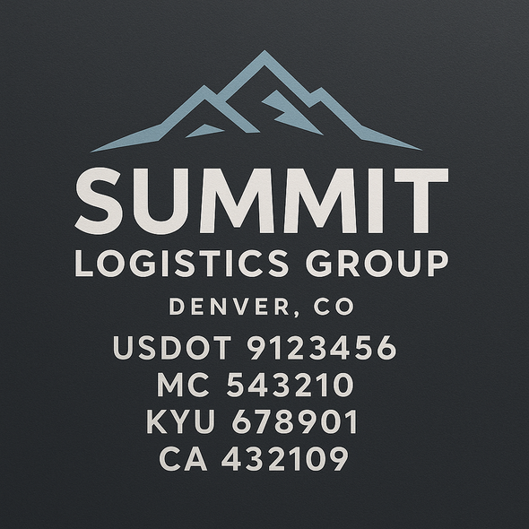 Truck Door Decal Sticker Signs With USDOT, MC, KYU, CA & Others | US DOT Compliant Truck Door Signs For Semi-Trucks, Work Trucks, Hot Shots (Set of 2)