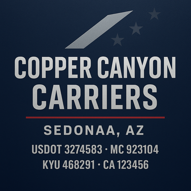 Truck Door Decal Sticker Signs With USDOT, MC, KYU, CA & Others | US DOT Compliant Truck Door Signs For Semi-Trucks, Work Trucks, Hot Shots (Set of 2)