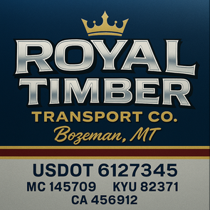 Truck Door Decal Sticker Signs With USDOT, MC, KYU, CA & Others | US DOT Compliant Truck Door Signs For Semi-Trucks, Work Trucks, Hot Shots (Set of 2)