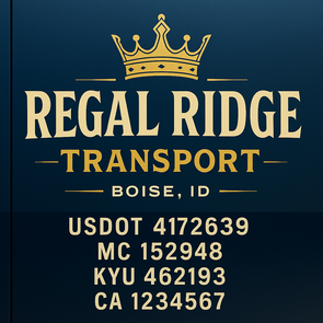 Truck Door Decal Sticker Signs With USDOT, MC, KYU, CA & Others | US DOT Compliant Truck Door Signs For Semi-Trucks, Work Trucks, Hot Shots (Set of 2)