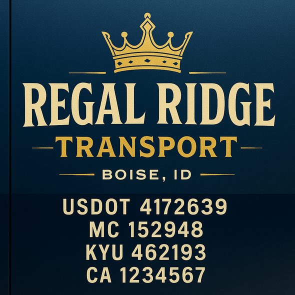 Truck Door Decal Sticker Signs With USDOT, MC, KYU, CA & Others | US DOT Compliant Truck Door Signs For Semi-Trucks, Work Trucks, Hot Shots (Set of 2)