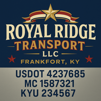 Truck Door Decal Sticker Signs With USDOT, MC, KYU, CA & Others | US DOT Compliant Truck Door Signs For Semi-Trucks, Work Trucks, Hot Shots (Set of 2)