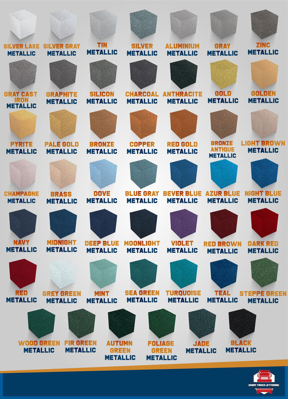 TPCL Number Decal Lettering (Set of 2)
