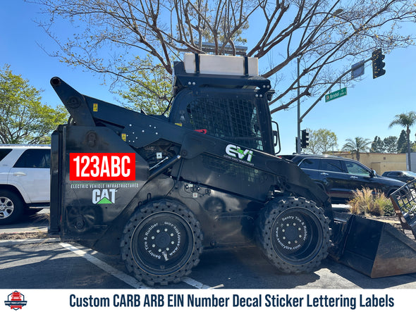 arb carb ein number sticker