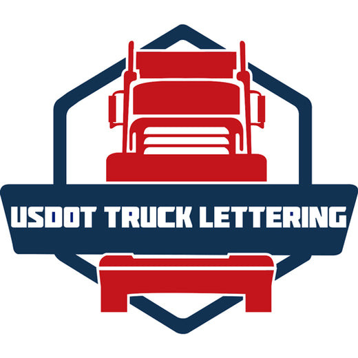 US DOT Size Requirements USDOT TRUCK LETTERING