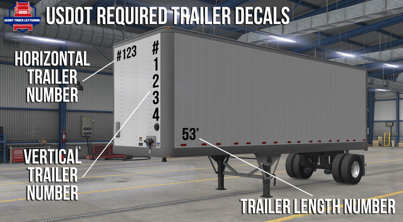 usdot required trailer decals