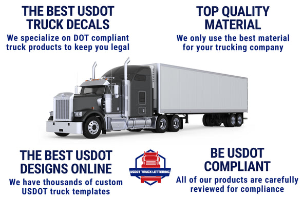 usdot truck lettering