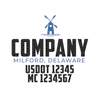 truck door decal with USDOT, MC