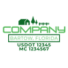truck door decal with USDOT, MC