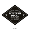 truck door decal with USDOT, MC