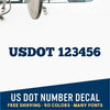 usdot number decal