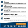 US DOT, MC, KYU, CA, VIN & GVWR Number Decal Sticker (Set of 2)