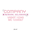 truck door decal with USDOT, MC