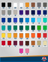 USDOT, MC, KYU, VIN, CA & GVW Number Decal Sticker (Set of 2)