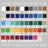 Company Name Truck Door Decal (USDOT, MC, GVW) 2 Pack