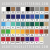 Arched Company Name Truck Door Decal, USDOT, GVW (Set of 2)