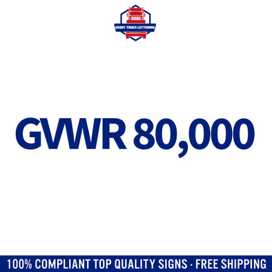 GVWR decal