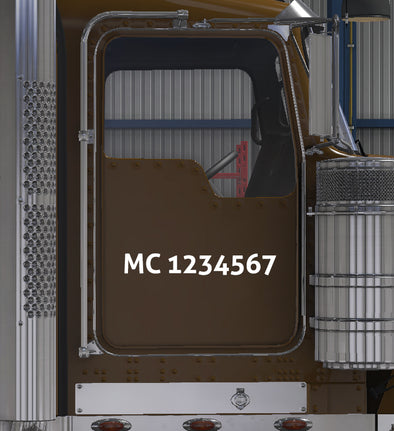 mc truck decal