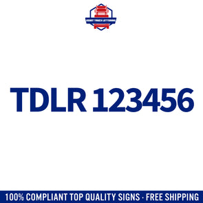 TDLR decal