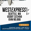 US DOT Compliant Truck Door Decal  (Set of 2)