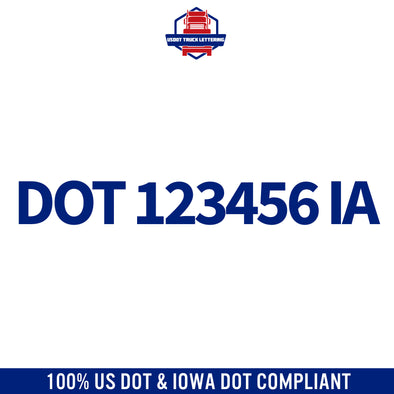 usdot decal Iowa