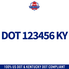 usdot decal Kentucky