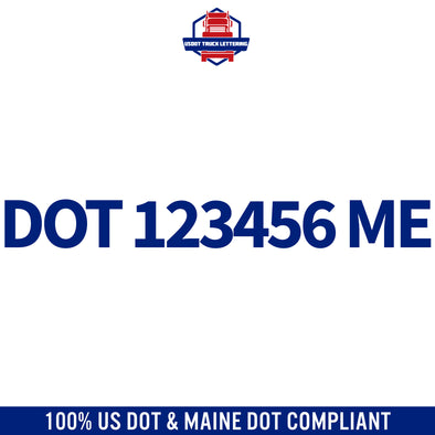 usdot decal maine