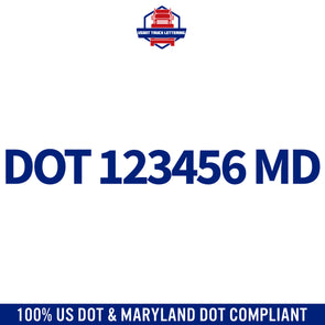 usdot decal Maryland