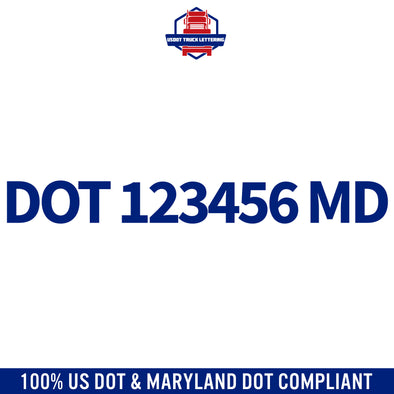 usdot decal Maryland